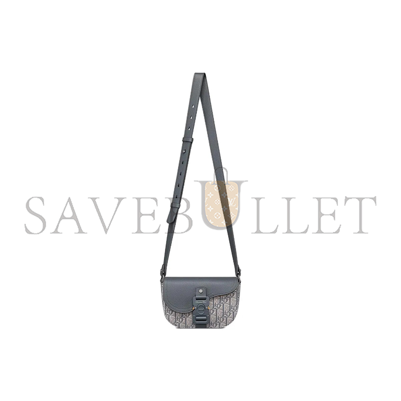 D*or mini saddle messenger bag with flap 2adca435yks-h12e (19.5*13*4.3cm)